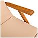Lettino prendisole reclinabile e pieghevole 2 pcs Beige - Foto miniatura 9