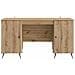 Scrivania con lo scaffale Rovere Artigianale 142,5 x 50 x 75 cm - Foto miniatura 4