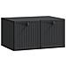 Mobile Porta TV da Muro Nero 59,5 x 41 x 30 cm - Foto miniatura 1