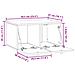 Mobile Porta TV da Muro Nero 59,5 x 41 x 30 cm - Foto miniatura 8