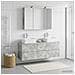 Set di mobili per il bagno 4 pcs Grigio Cemento - Foto miniatura 4