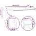 Tenda retrattile manuale con LED 2,5 x 2 m - Foto miniatura 10