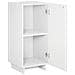 Credenza Bianco 33,5 x 34,5 x 75 cm Legno ingegnerizzato - Foto miniatura 3