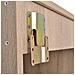 Set Mobili da Bagno 11 pz con Lavabo e Rubinetto Beige - Foto miniatura 5