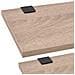 Set Mobili da Bagno 11 pz con Lavabo e Rubinetto Beige - Foto miniatura 6