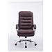Sedia Ufficio Vancouver XXL in Tessuto I Poltrona Elegante Direttore Carico Max 235 kg I Poltrona Ergonomica Imbottita e Rinforzata Marrone - Foto miniatura 1