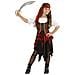 Travestimento Con Fascia Piratessa Per Bambina - Taglia: 8 - 10 Anni (140 Cm)  - Foto miniatura 1