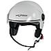 Casco Jet Moto Scooter Visera Antigraffio Argento Backline Ece 22-05 Bianco S - Foto miniatura 4