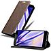 Custodia Compatibile Con Zte Nubia Z17 Mini In Bruno Caffè - Coperchio Protettiva Con Chiusura Magnetica, Funzione Stand E Tasca Per Le Carte - Foto miniatura 1