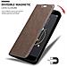 Custodia Compatibile Con Zte Nubia Z17 Mini In Bruno Caffè - Coperchio Protettiva Con Chiusura Magnetica, Funzione Stand E Tasca Per Le Carte - Foto miniatura 3
