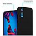 Custodia Compatibile Con Huawei P20 In Nero Onice - Coperchio Protettivo Ibrido Con Silicone Tpu All'interno E 2 Pezzi Di Plastica All'esterno - Foto miniatura 3