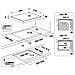 Piano Cottura WL B4560 NE / W a Induzione 4 Zone Cottura da 59 cm Colore Bianco - Foto miniatura 11
