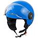 Scooter Moto Casco Jet Demi Omologato Ece 22-05 Visiera Avio Blu Xs - Foto miniatura 3