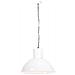 Lampada A Sospensione 25 W Bianca Rotonda 48 Cm E27 - Foto miniatura 2