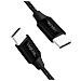 CU0154 cavo USB 1 m 2.0 USB C Nero - Foto miniatura 3