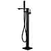 Miscelatore A Pavimento Per Vasca Freestanding Black Calcutta In Ottone *** Tinta : Nero - Foto miniatura 2