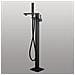Miscelatore A Pavimento Per Vasca Freestanding Black Calcutta In Ottone *** Tinta : Nero - Foto miniatura 1