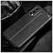 Custodia Compatibile Con Oneplus Nord 2 In Nero Profondo - Coperchio Protettivo In Silicone Tpu Con Applicazione Di Finta Pelle Nobile - Foto miniatura 7