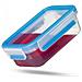 Clip & Close Scatola Rettangolare 1 L Blu, Trasparente 3 Pezzo (i) - Foto miniatura 2
