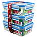 Clip & Close Scatola Rettangolare 1 L Blu, Trasparente 3 Pezzo (i) - Foto miniatura 1