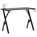 Scrivania da Gaming con Gambe a Y Nera 110x60x75 cm - Foto miniatura 2