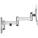 LWHD4315 513 Supporto TV a parete 109,2 cm (43") Argento - Foto miniatura 2