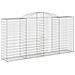 Cesti Gabbioni Ad Arco 17 Pz 300x50x140/160 Cm Ferro Zincato - Foto miniatura 3