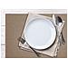 Set Tovagliette Americane Cucina Antiscivolo In Tinta Unita Lavabili In Vari Colori Set 6 Tortora - Foto miniatura 2