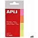 Indici Adesivi Applicati 50x20mm - 4 Colori - 40 Nebbie Per Colore - Facili Da Decorare - Organizza I Tuoi Documenti - M - Foto miniatura 1