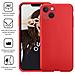 Cover Per Iphone 14 Premium Silicone Microfibra, Rosso - Foto miniatura 2
