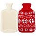 Borsa Dell'acqua Calda In Gomma Con Rivestimento In Maglia Red - Foto miniatura 1