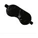 Maschera Per Dormire / Maschera Per Gli Occhi In Seta, Confezione Da 2 Black - Foto miniatura 3
