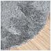 Tappeto Shaggy a Pelo Lungo NAVARRA Grigio Chiaro 160x160 cm - Foto miniatura 9