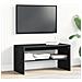 Mobile Porta Tv Rovere Nero 80x40x40 Cm In Legno Multistrato - Foto miniatura 3