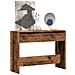 Tavolino Consolle Legno Vecchio 100x35x76,5 Cm In Truciolato - Foto miniatura 1