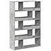 Libreria Grigio Cemento 100x33x156,5 Cm In Truciolato - Foto miniatura 2