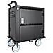 716000 portable device management cart& cabinet Carrello per la gestione dei dispositivi portatili Nero - Foto miniatura 2