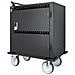 716000 portable device management cart& cabinet Carrello per la gestione dei dispositivi portatili Nero - Foto miniatura 1