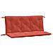 Cuscini Panca Giardino 2pz Rosso Mélange 120x50x7 Cm Tessuto - Foto miniatura 1
