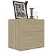 Lusso Casadino -  Comodino Rovere Sonoma 40x30x40 Cm In Legno Multistrato - Foto miniatura 2
