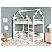 Letto A Castello Con Cassetti Casa Legno Di Pino Girgols 90 X 200 Cm Con Contenitore Bianco - Foto miniatura 1