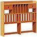 Letto Libreria senza Materasso Marrone Cera 135x190 cm in Pino - Foto miniatura 7