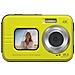 Fotocamera Digitale Impermeabile 4k Con Doppio Display, Zoom 16x E Risoluzione 48mp Yellow - Foto miniatura 1