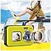 Fotocamera Digitale Impermeabile 4k Con Doppio Display, Zoom 16x E Risoluzione 48mp Yellow - Foto miniatura 3