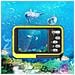 Fotocamera Digitale Impermeabile 4k Con Doppio Display, Zoom 16x E Risoluzione 48mp Yellow - Foto miniatura 6