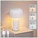 Lampada Da Tavolo A Led Senza Fili - Lampada Da Tavolo Da 2w Con Batteria Ricaricabile, Dimmerabile, Moderna In Metallo Per Soggiorno - Foto miniatura 2