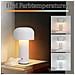 Lampada Da Tavolo A Led Senza Fili - Lampada Da Tavolo Da 2w Con Batteria Ricaricabile, Dimmerabile, Moderna In Metallo Per Soggiorno - Foto miniatura 3