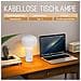 Lampada Da Tavolo A Led Senza Fili - Lampada Da Tavolo Da 2w Con Batteria Ricaricabile, Dimmerabile, Moderna In Metallo Per Soggiorno - Foto miniatura 5
