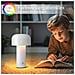 Lampada Da Tavolo A Led Senza Fili - Lampada Da Tavolo Da 2w Con Batteria Ricaricabile, Dimmerabile, Moderna In Metallo Per Soggiorno - Foto miniatura 6