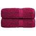 Asciugamani Premium SOLUND 2 pz Bordeaux 30x30 cm 600 g/m² - Foto miniatura 1